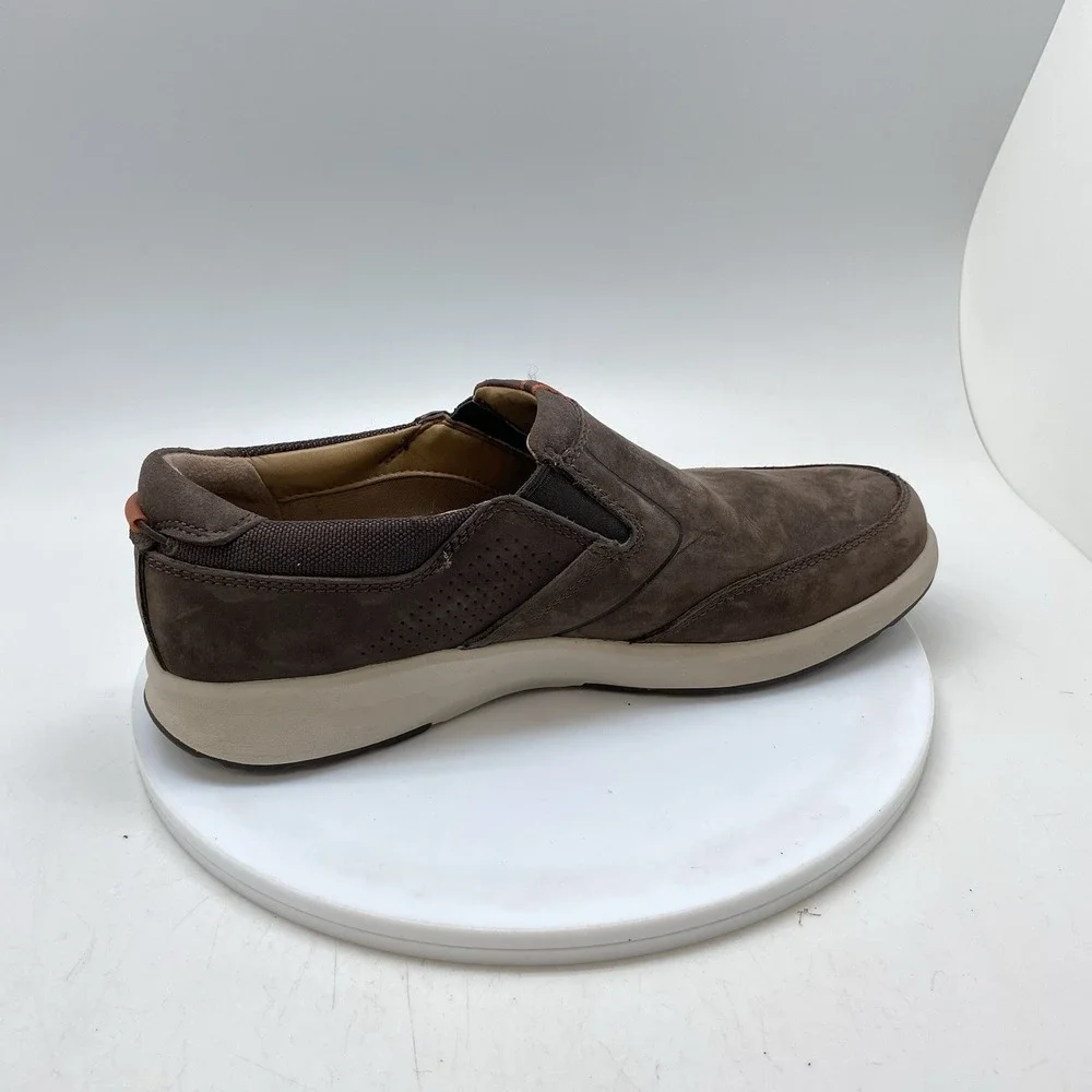 Clarks Sneakers Mens 9.5 W Un Trail Step 26140383 Brown Slip Ons Casual Shoes